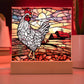 Chicken Sunrise Acrylic Plaque-[Heartfelt Family Gift]