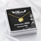 Mom Memorial Necklace - Heaven needed a hero-[Heartfelt Family Gift]