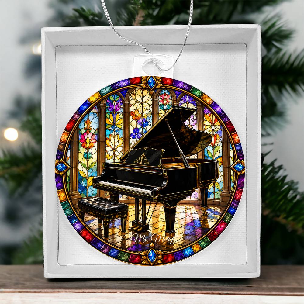 Piano Christmas Ornament Gift