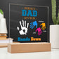 Best Dad Ever Hands Down with Childrens Names-[Heartfelt Family Gift]