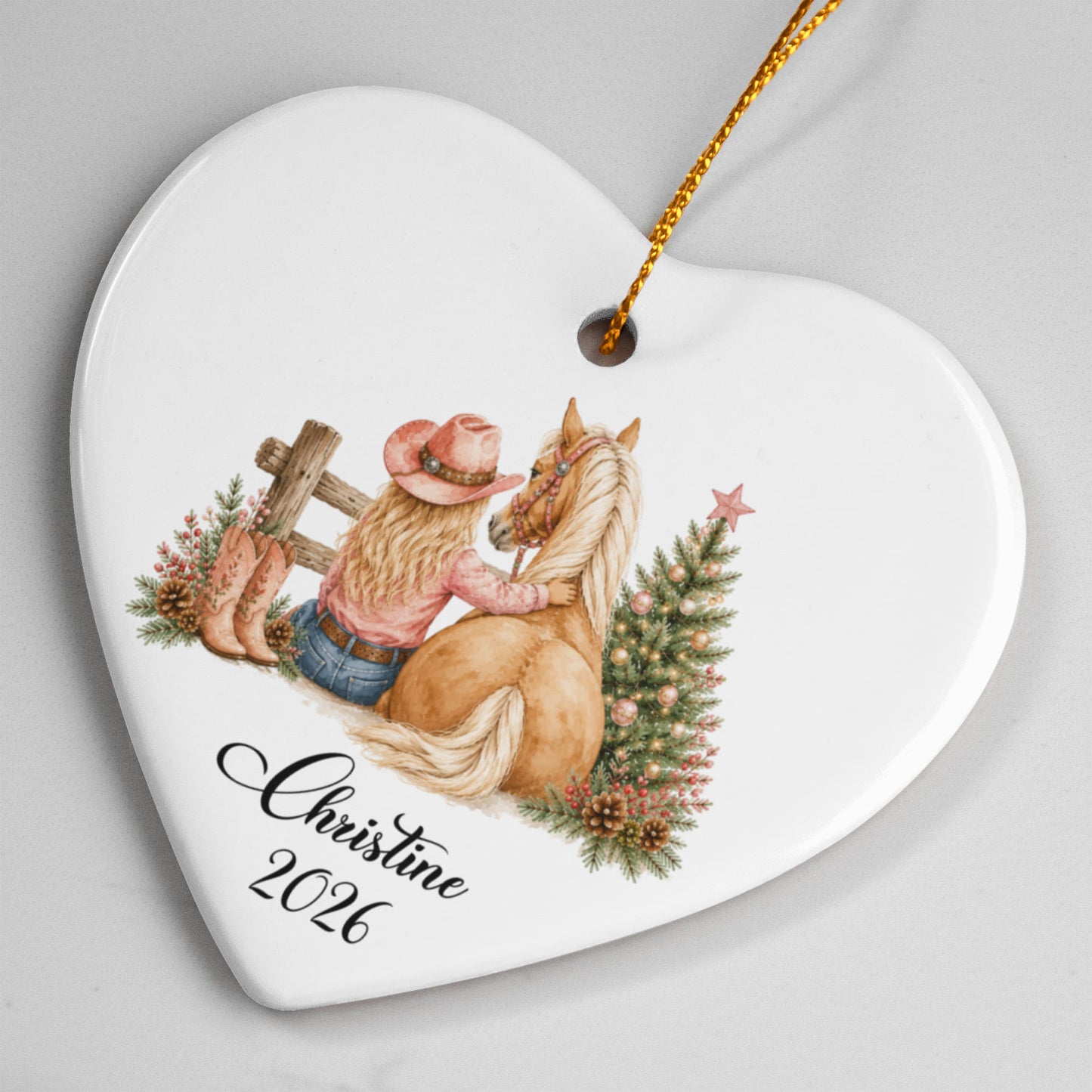 Ceramic Heart Ornament