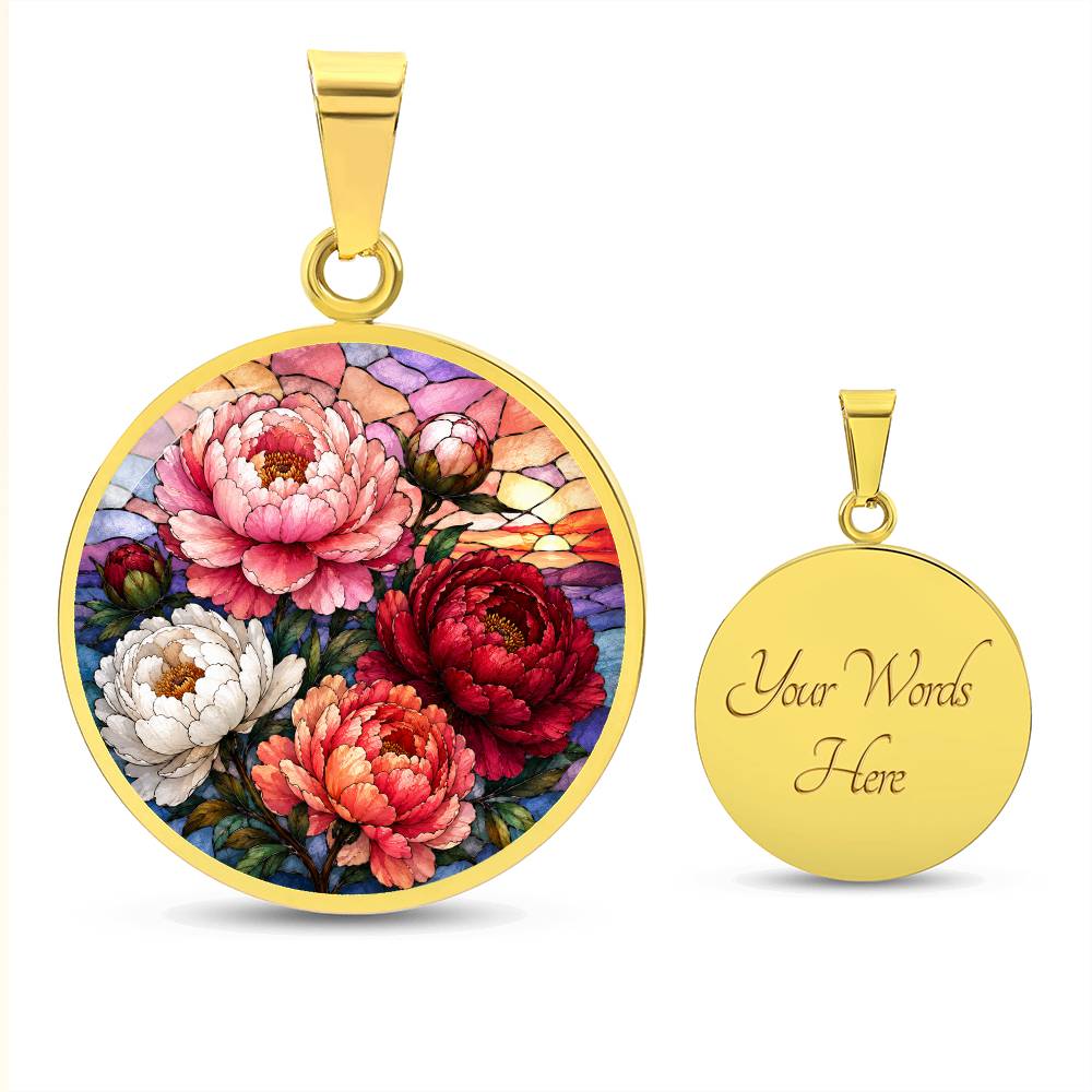 Personalized Flower Necklace