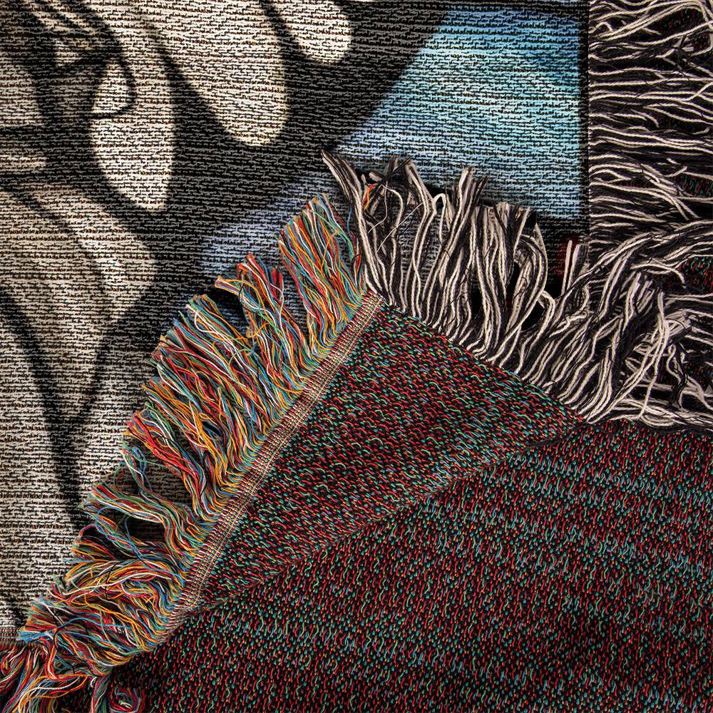 Heirloom Artwork Woven Blanket (Portrait)-[Heartfelt Family Gift]