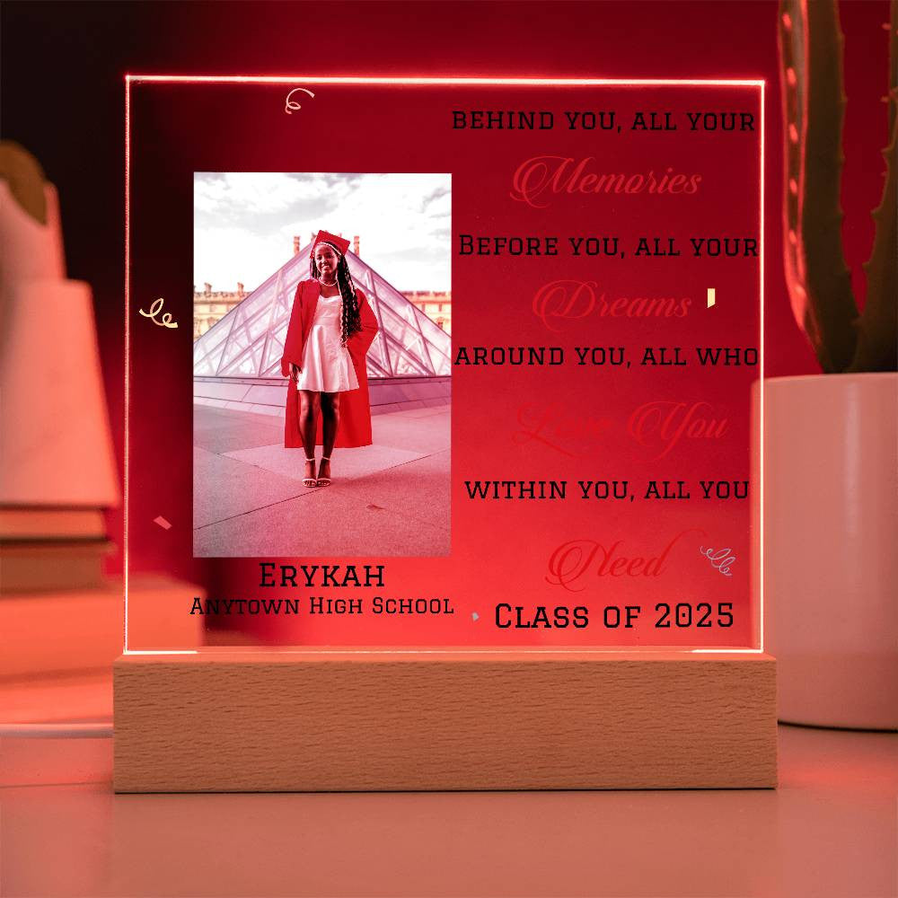 Personalized Graduation Keepsake Gift Photo Plaque-[Heartfelt Family Gift]