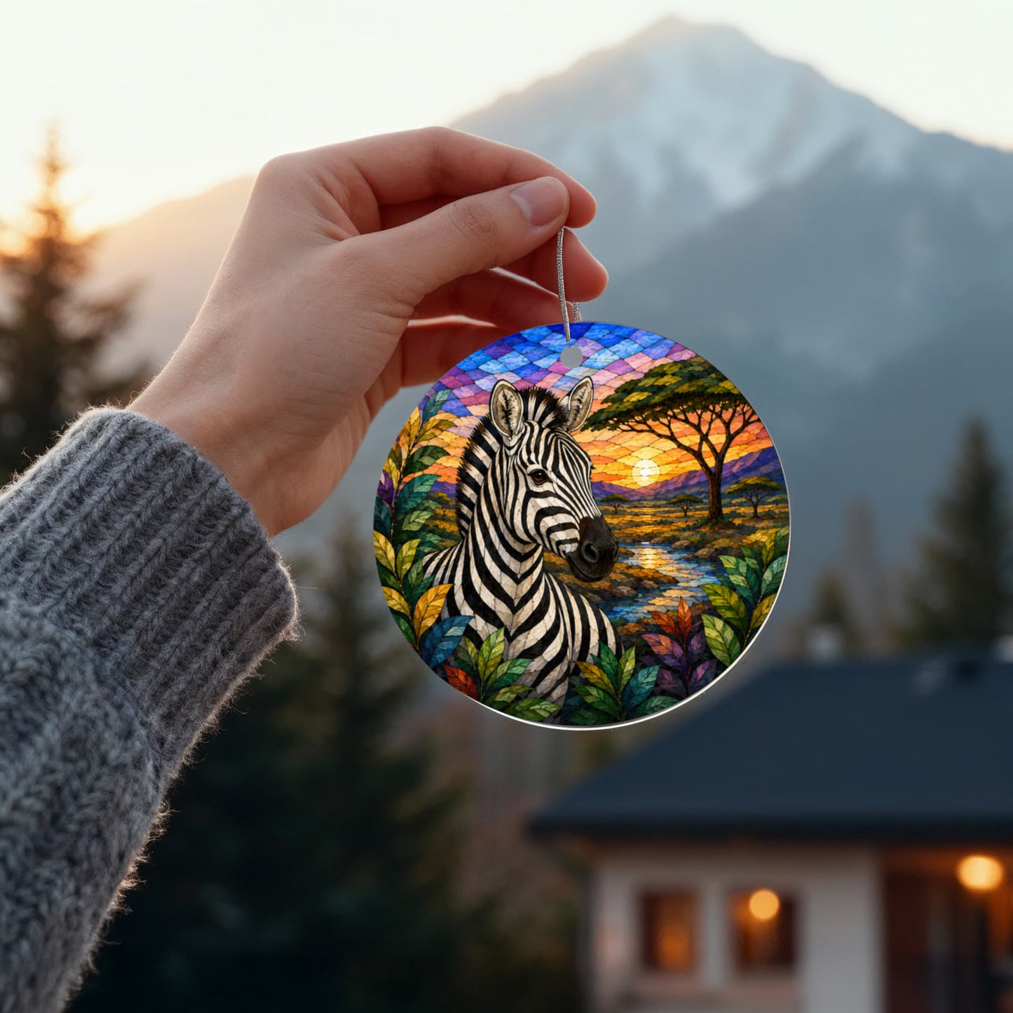 Jungle Animals Christmas Ornament