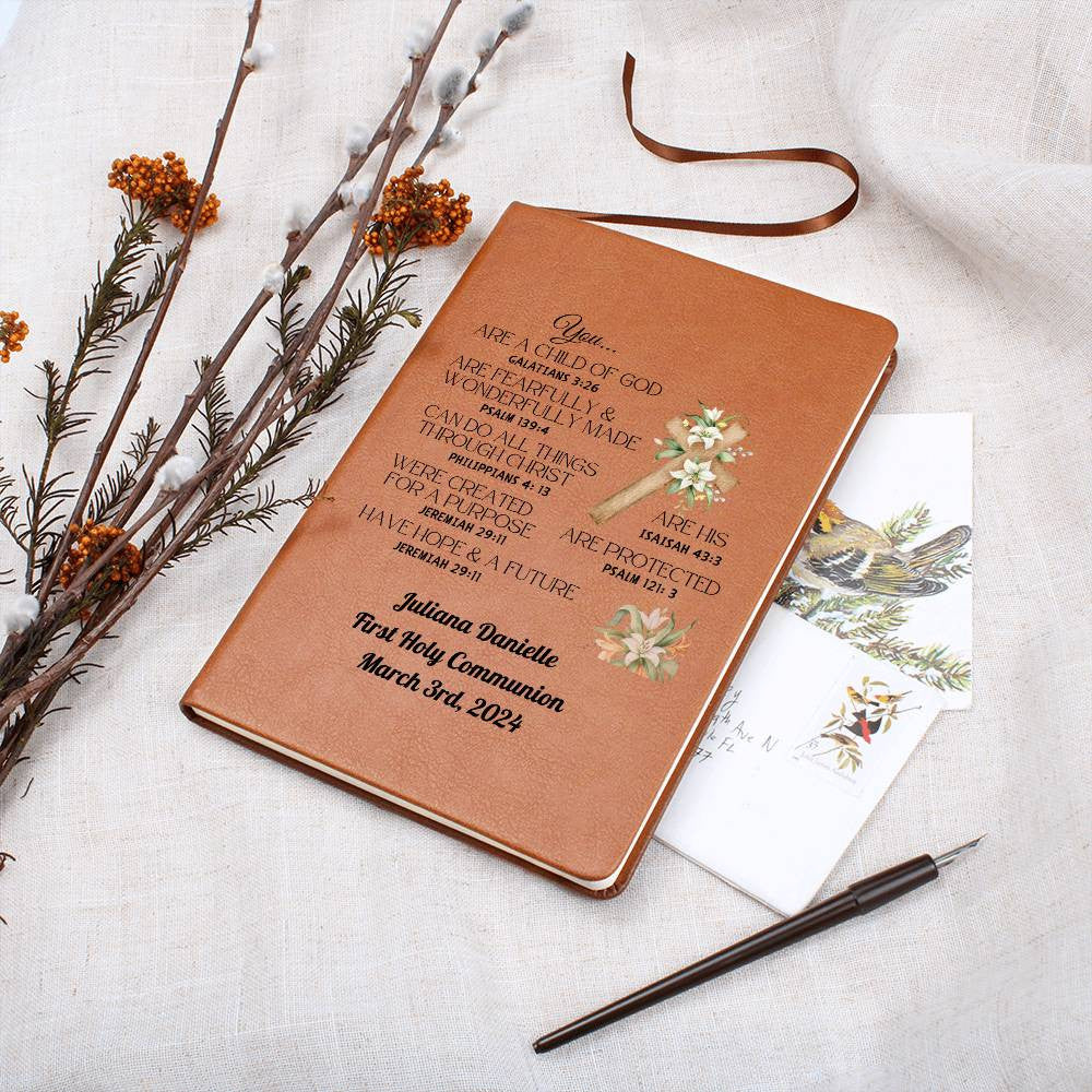 Personalized Bible Verse Journal for Girl or Woman-[Heartfelt Family Gift]