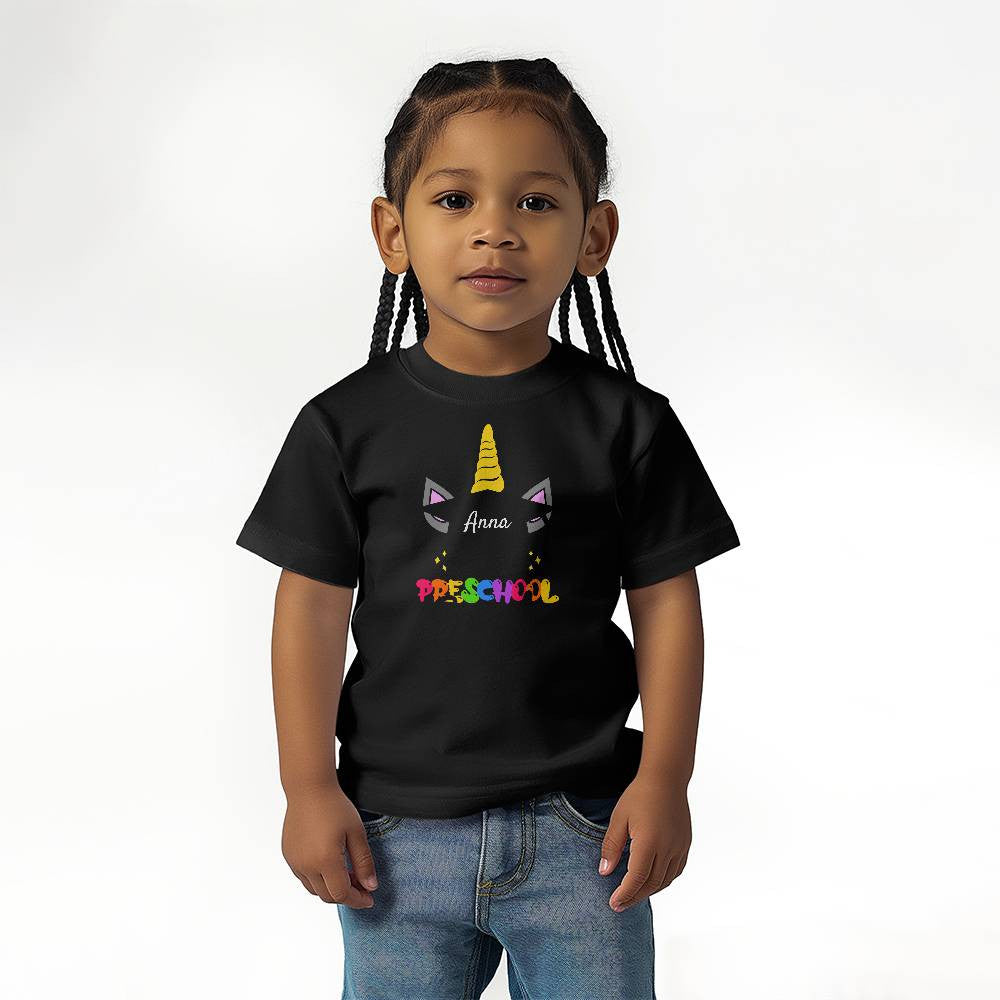 Personalized Name Preschool Graduation T-shirt-[Heartfelt Family Gift]