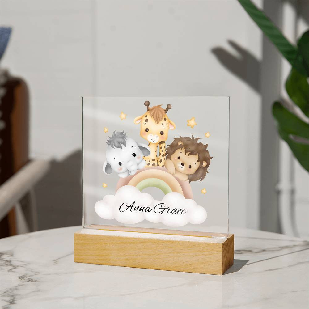 Baby Nursery Safari Night Light-[Heartfelt Family Gift]