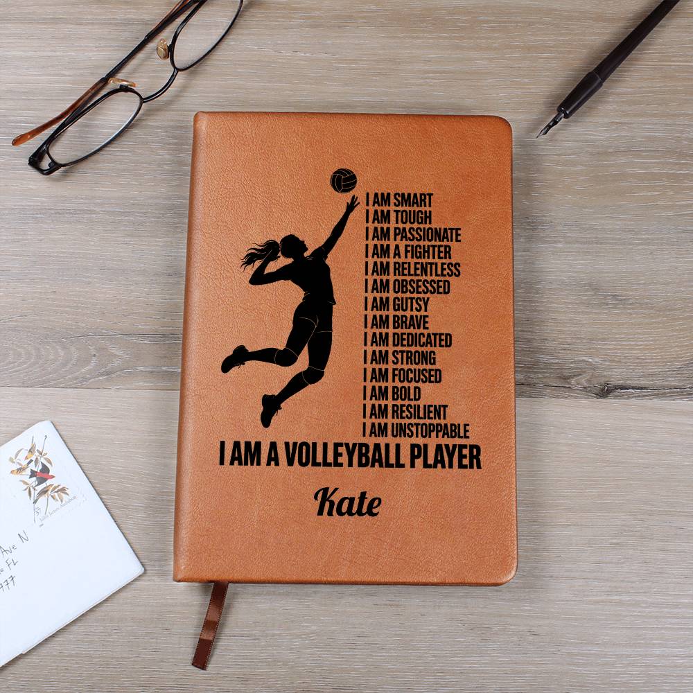 Personalized Volleyball Player Affirmation Journal