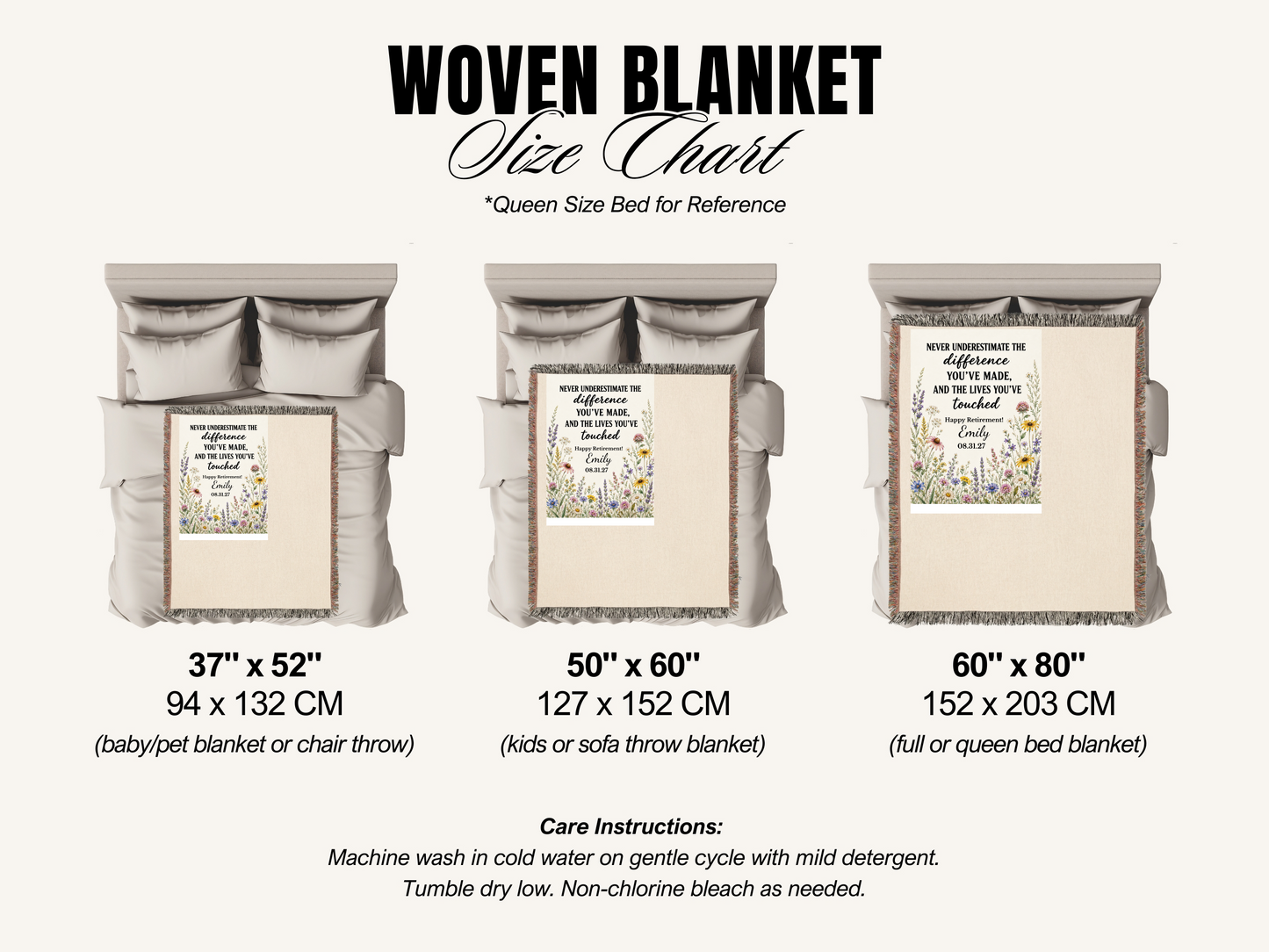 Difference Maker Woven Blanket