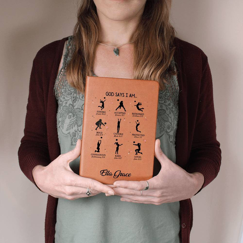 Volleyball Player Gift - God Says I Am-[Heartfelt Family Gift]