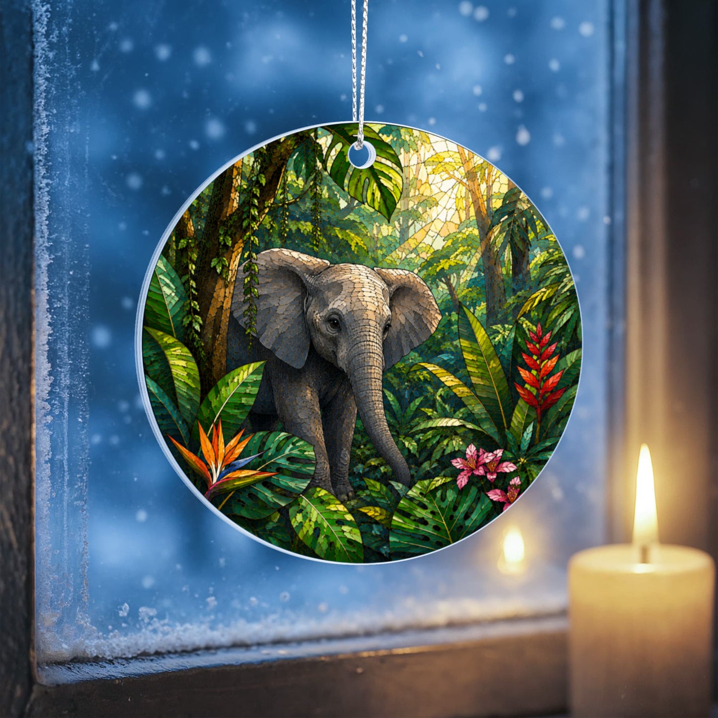 Jungle Animals Christmas Ornament