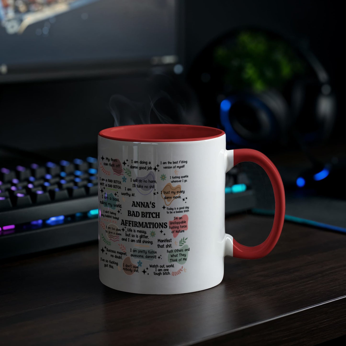 Color Accent Mugs