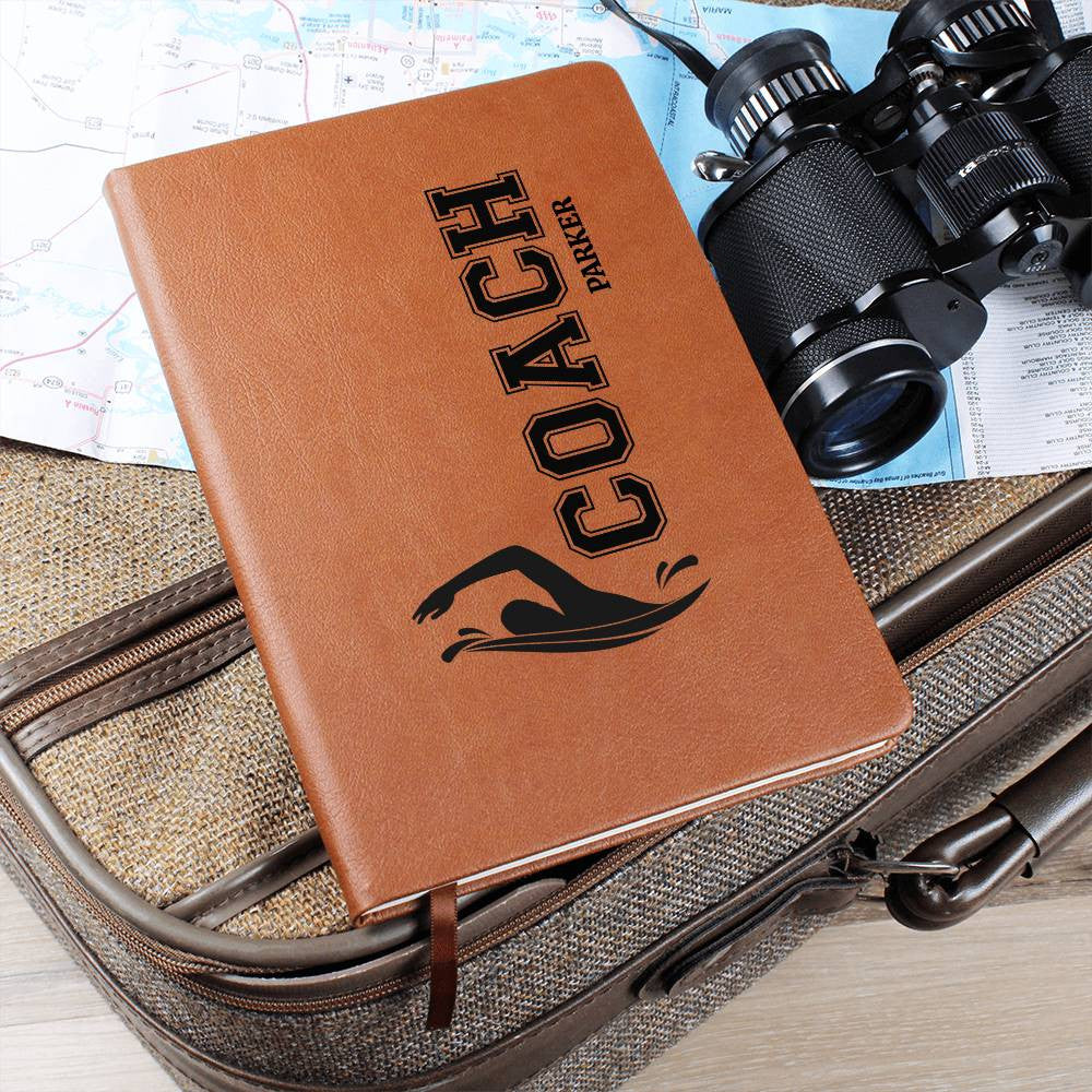 Personalized Swim Coach Journal-[Heartfelt Family Gift]