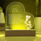 Grandmother LED Heart Plaque from Grandkids