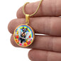 Snauzer Dog Pendant Necklace - Engraved Memorial Rainbow Bridge-[Heartfelt Family Gift]