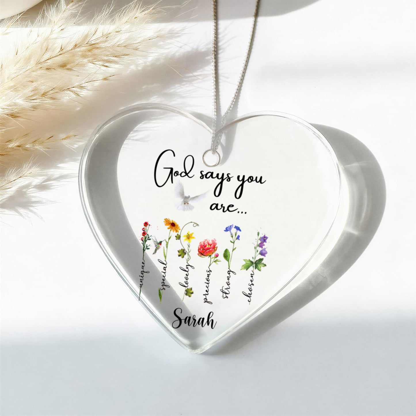 God Says you are Christmas Ornament