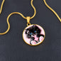 Cat heart Pendant Necklace with Engraving-[Heartfelt Family Gift]