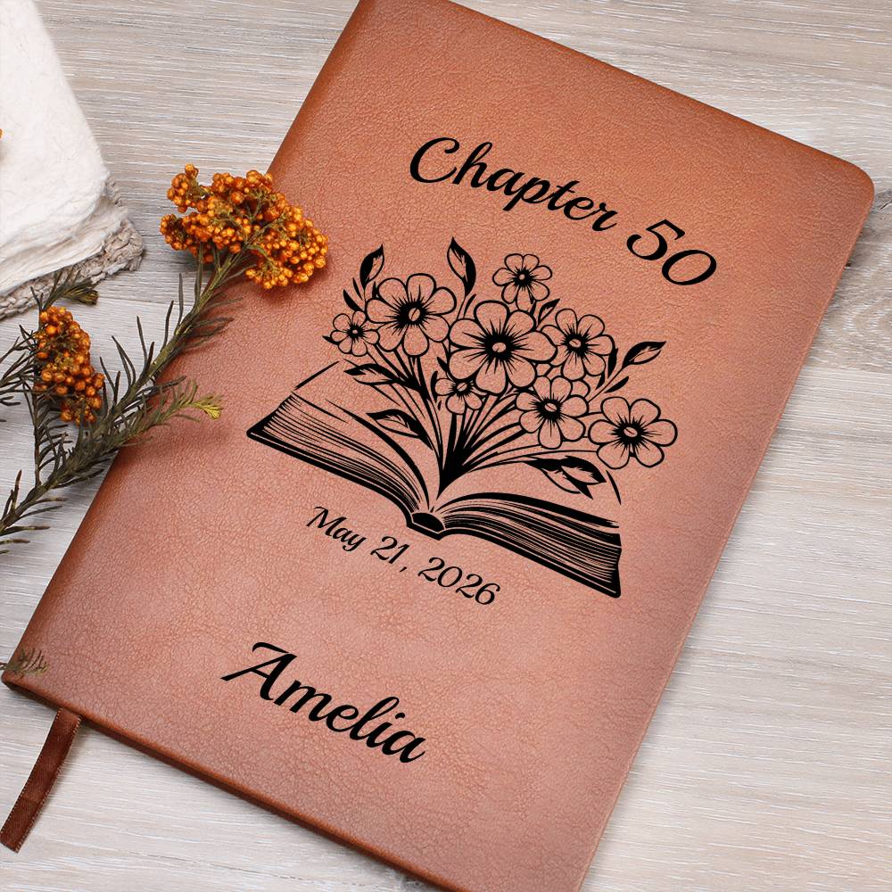 Chapter 50 Vegan Leather Birthday Journal
