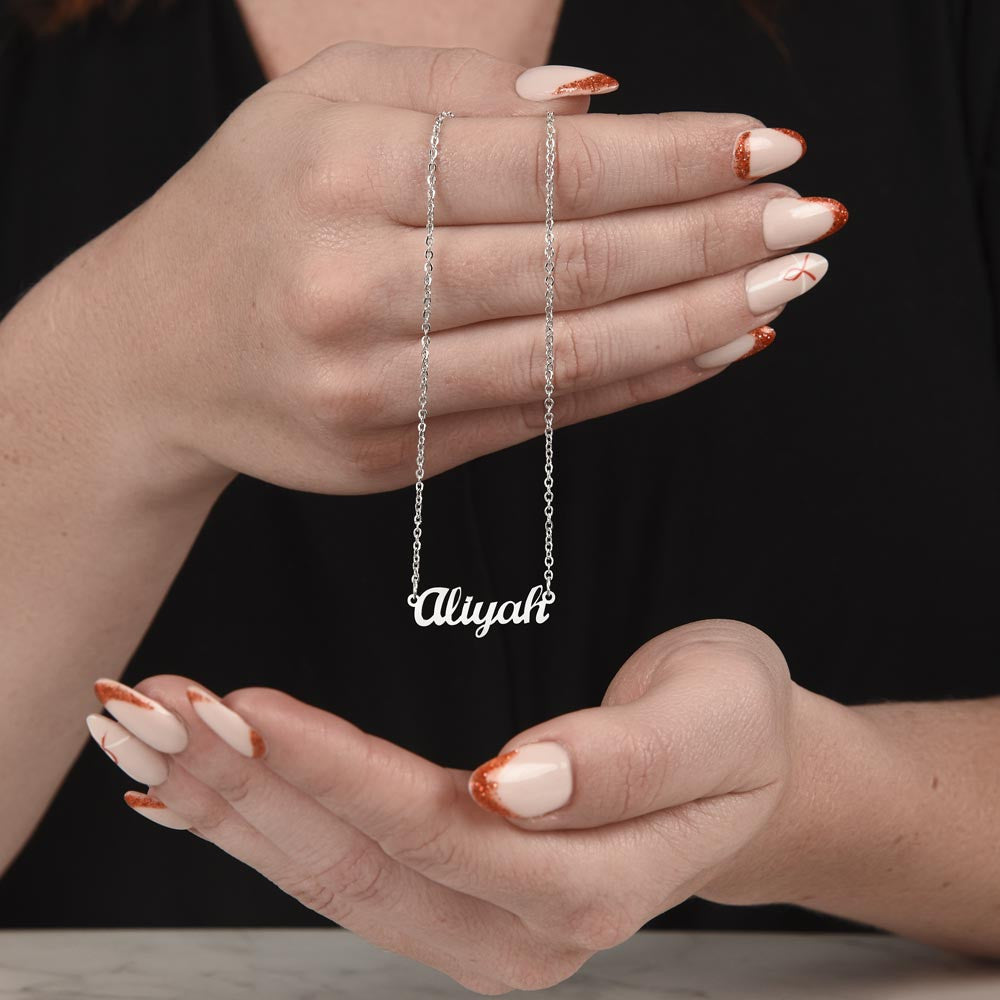 Graduation Name Necklace Customized Grade Year