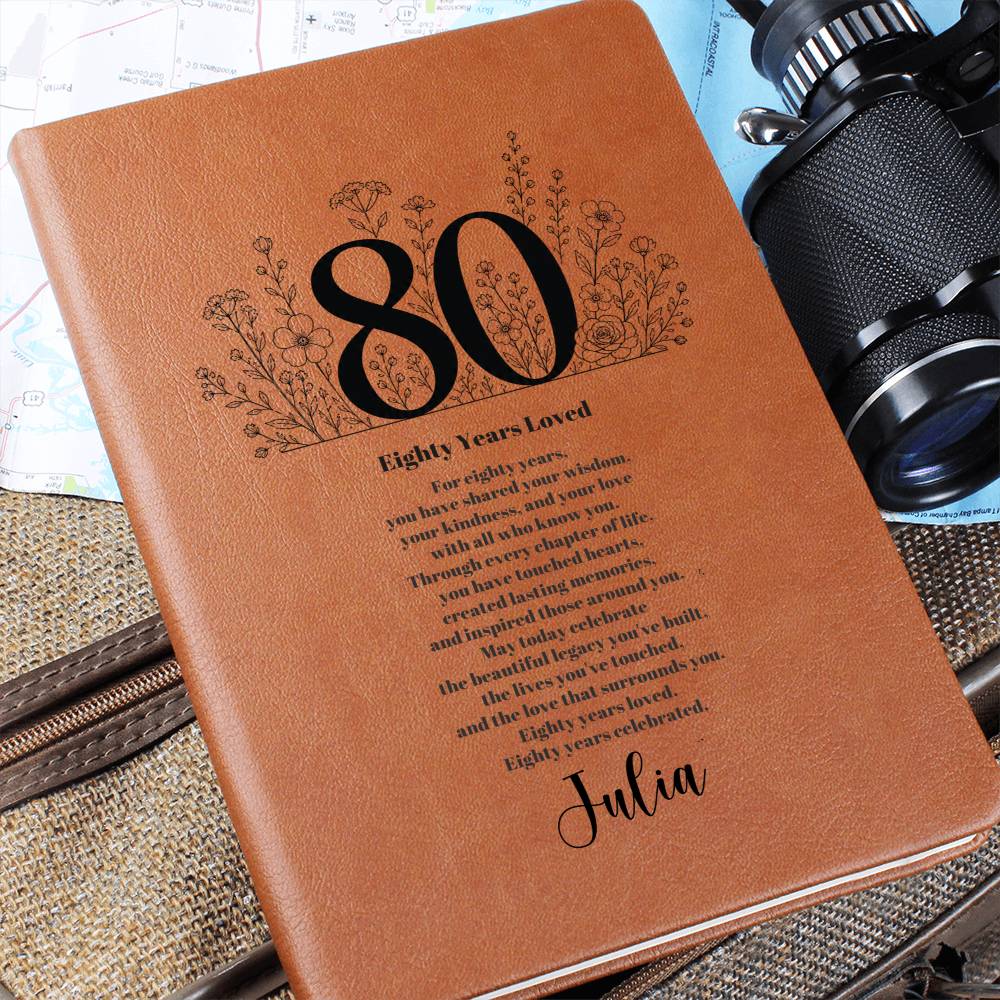 80th Birthday Journal
