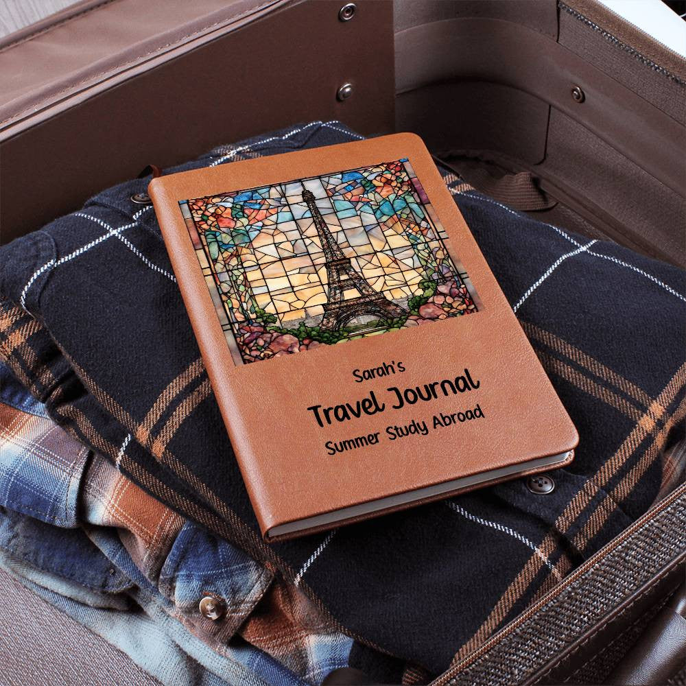 Paris Travel Journal Personalized-[Heartfelt Family Gift]