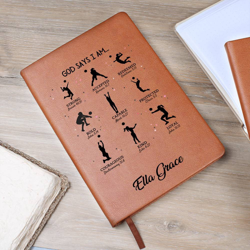 Volleyball Player Gift - God Says I Am-[Heartfelt Family Gift]