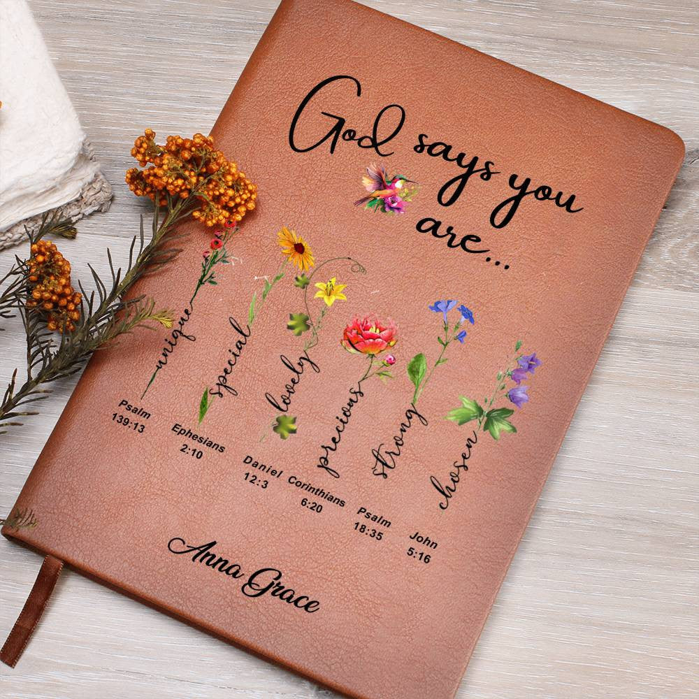God Says You Are Journal-[Heartfelt Family Gift]