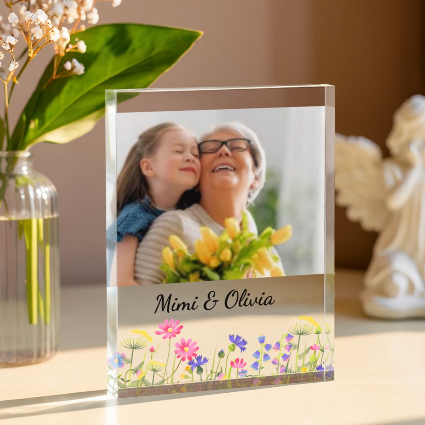 Grandma & Me Photo Acrylic Block