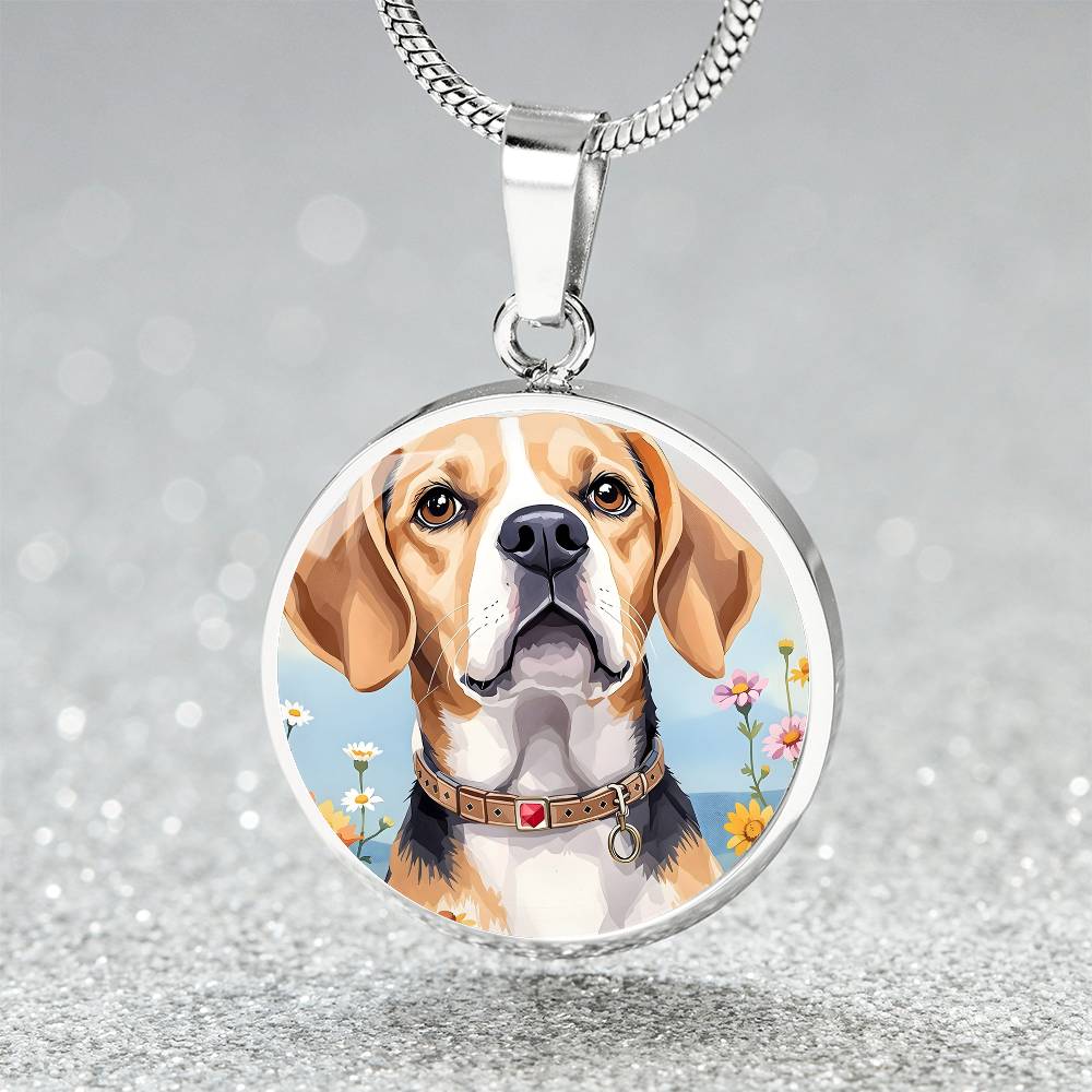 Beagle Dog Pendant Necklace