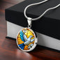 Peace Dove Engraved Necklace in Gold or Silver-[Heartfelt Family Gift]