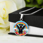 Labrador Dog Pendant Necklace with Engraving - Engraved Memorial Rainbow Bridge-[Heartfelt Family Gift]