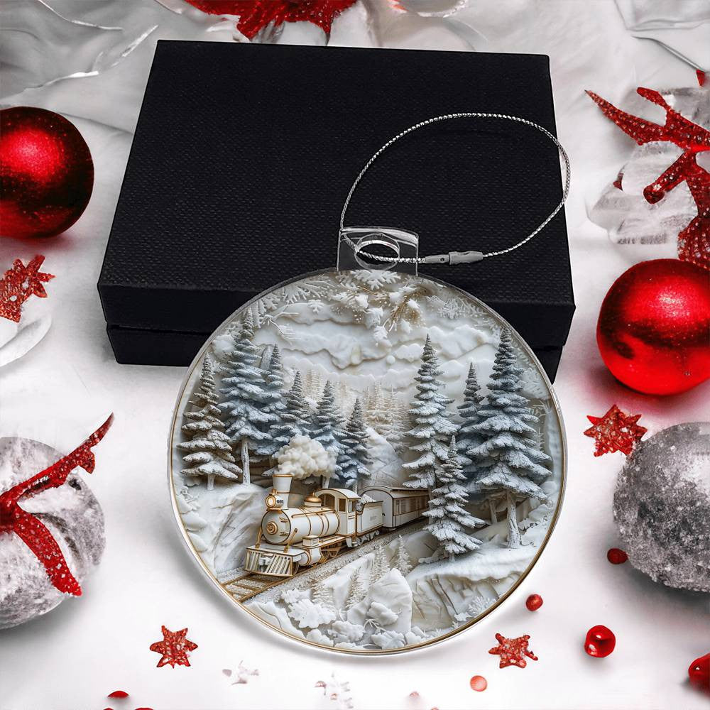 Acrylic Christmas Ornament-[Heartfelt Family Gift]