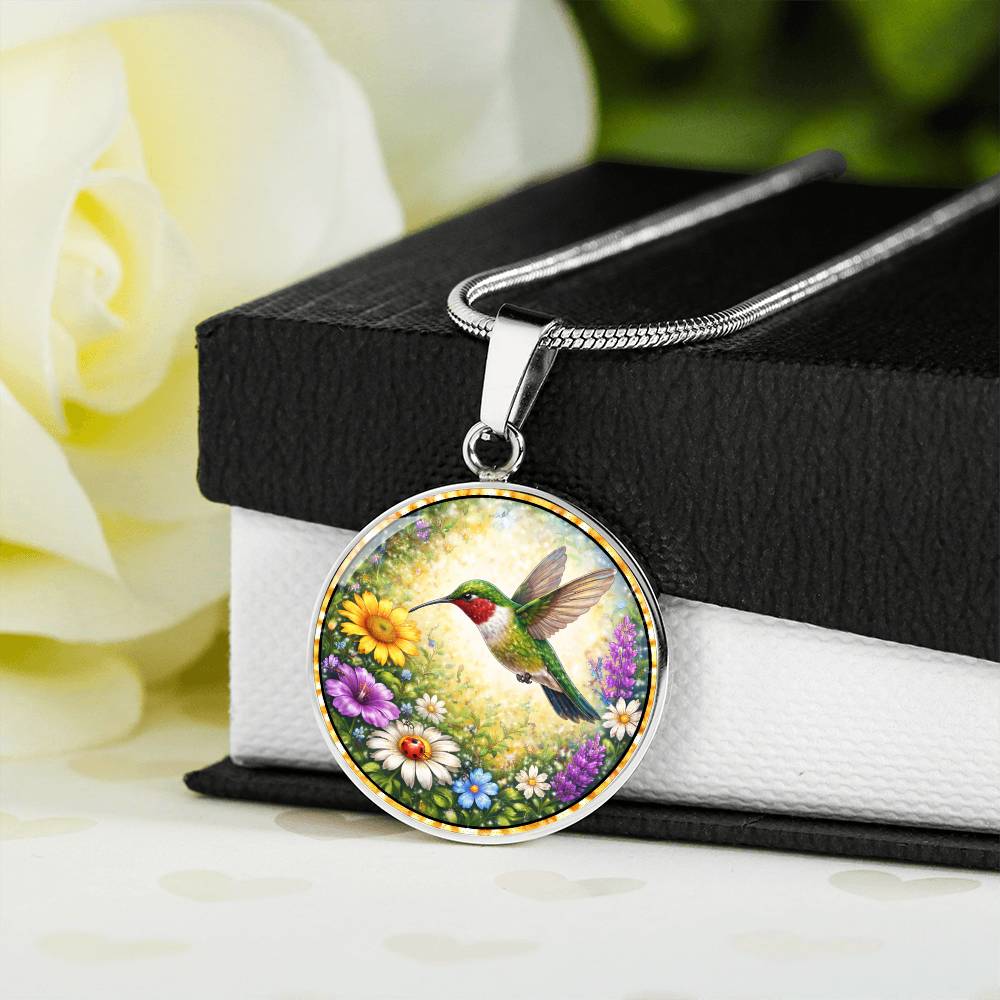 Hummingbird Personalized Engraved Necklace Bracelet or Keychain