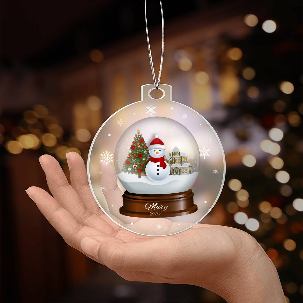 Snowglobe Christmas Ornament