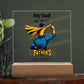 Custom Plaque for Dad Gift-[Heartfelt Family Gift]