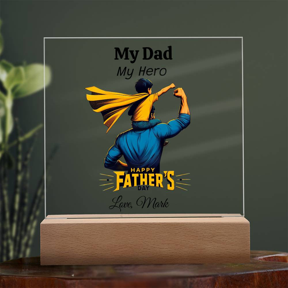 Custom Plaque for Dad Gift-[Heartfelt Family Gift]