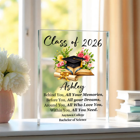 Class of 2026 Graduation Acrylic Block Gift