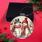 Snowman Acrylic Christmas Ornament-[Heartfelt Family Gift]