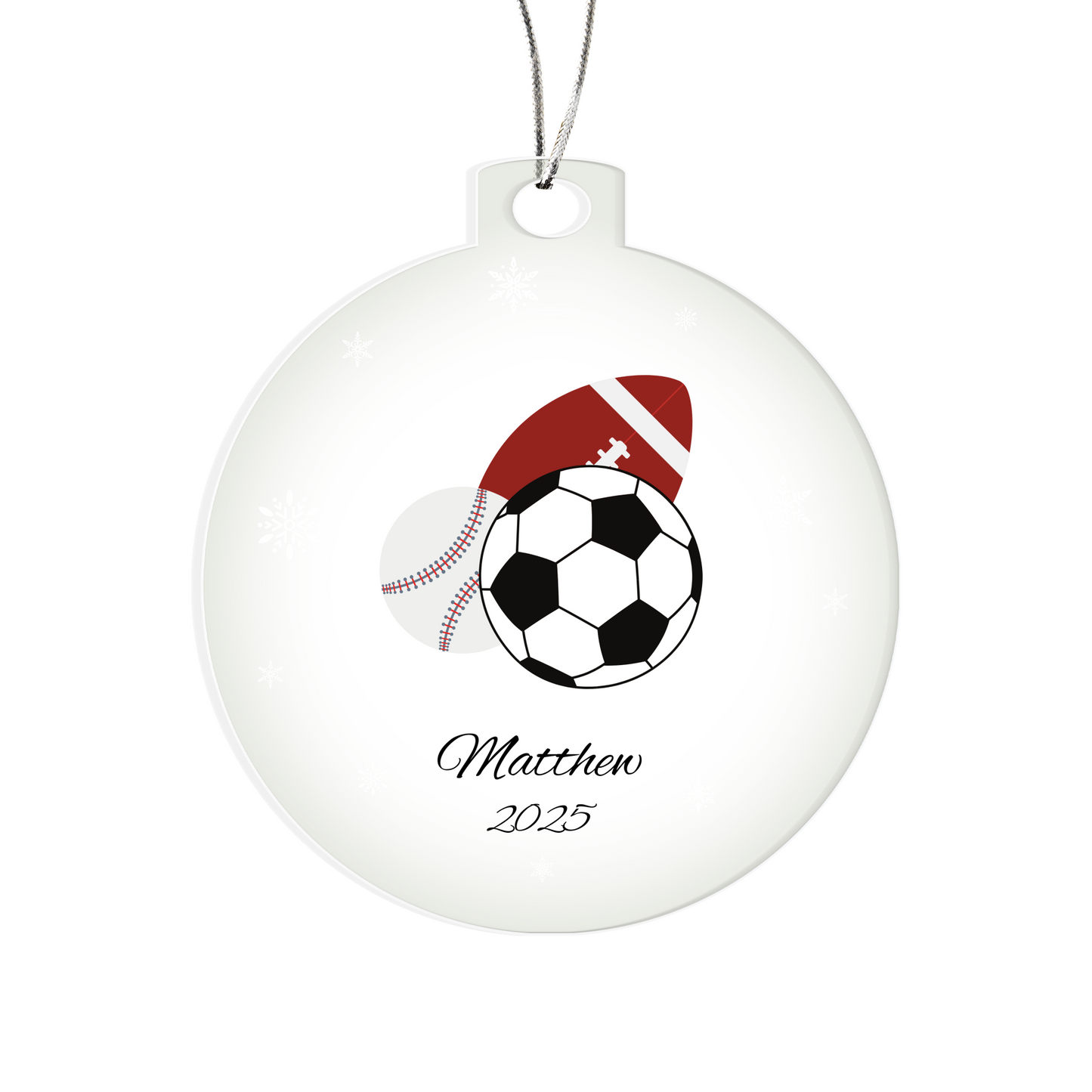 Sports Christmas Tree Ornament