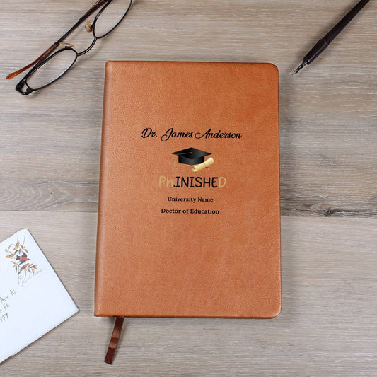 PHD Doctorate Vegan Leather Journal-[Heartfelt Family Gift]
