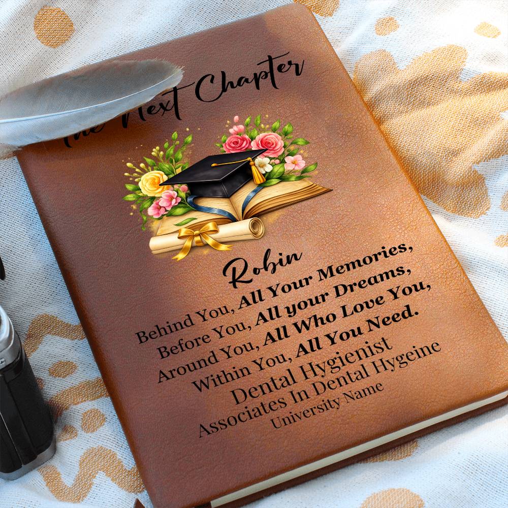 Personalized Dental Hygiene Graduation Journal Gift for Dental Assistant