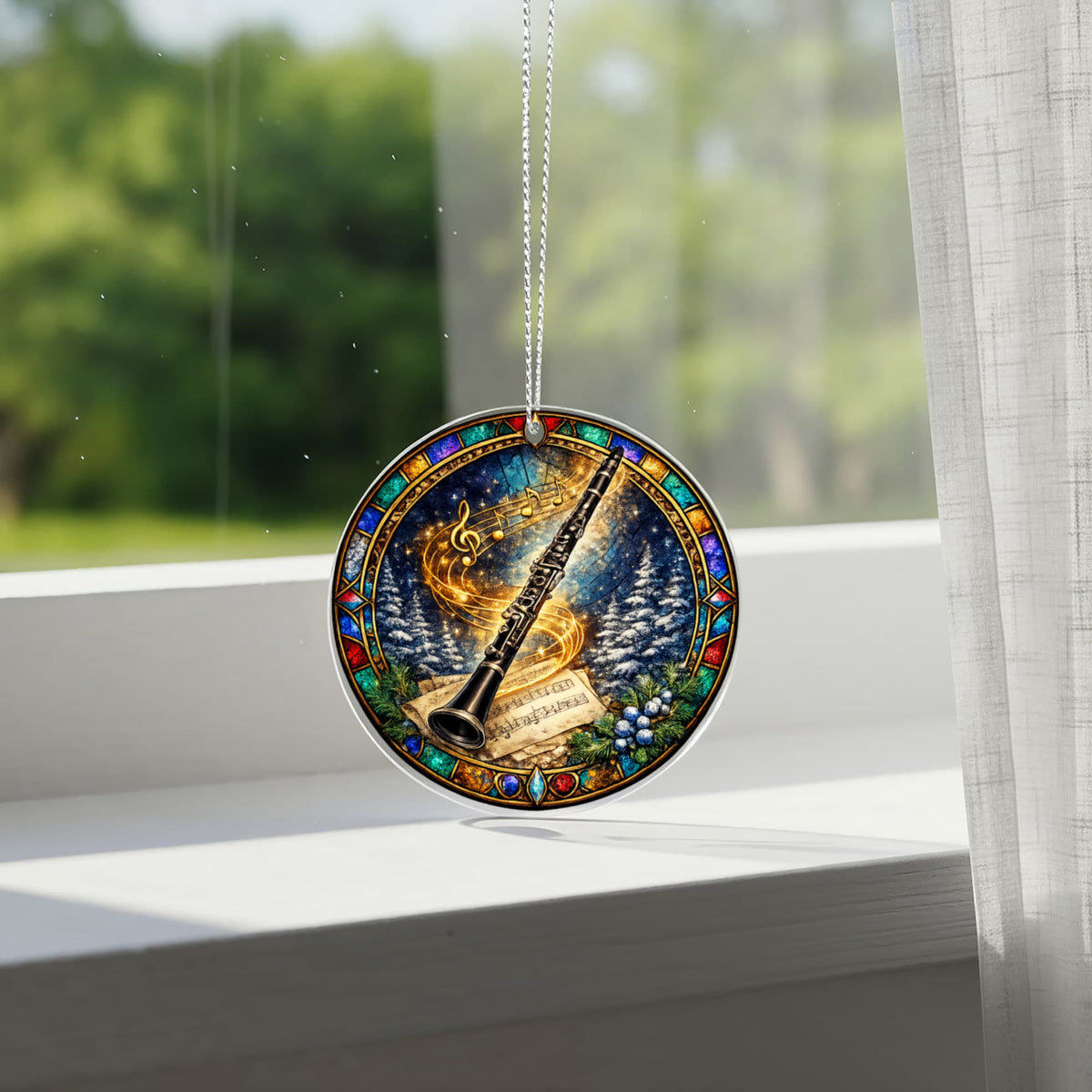 Acrylic Circle Ornament