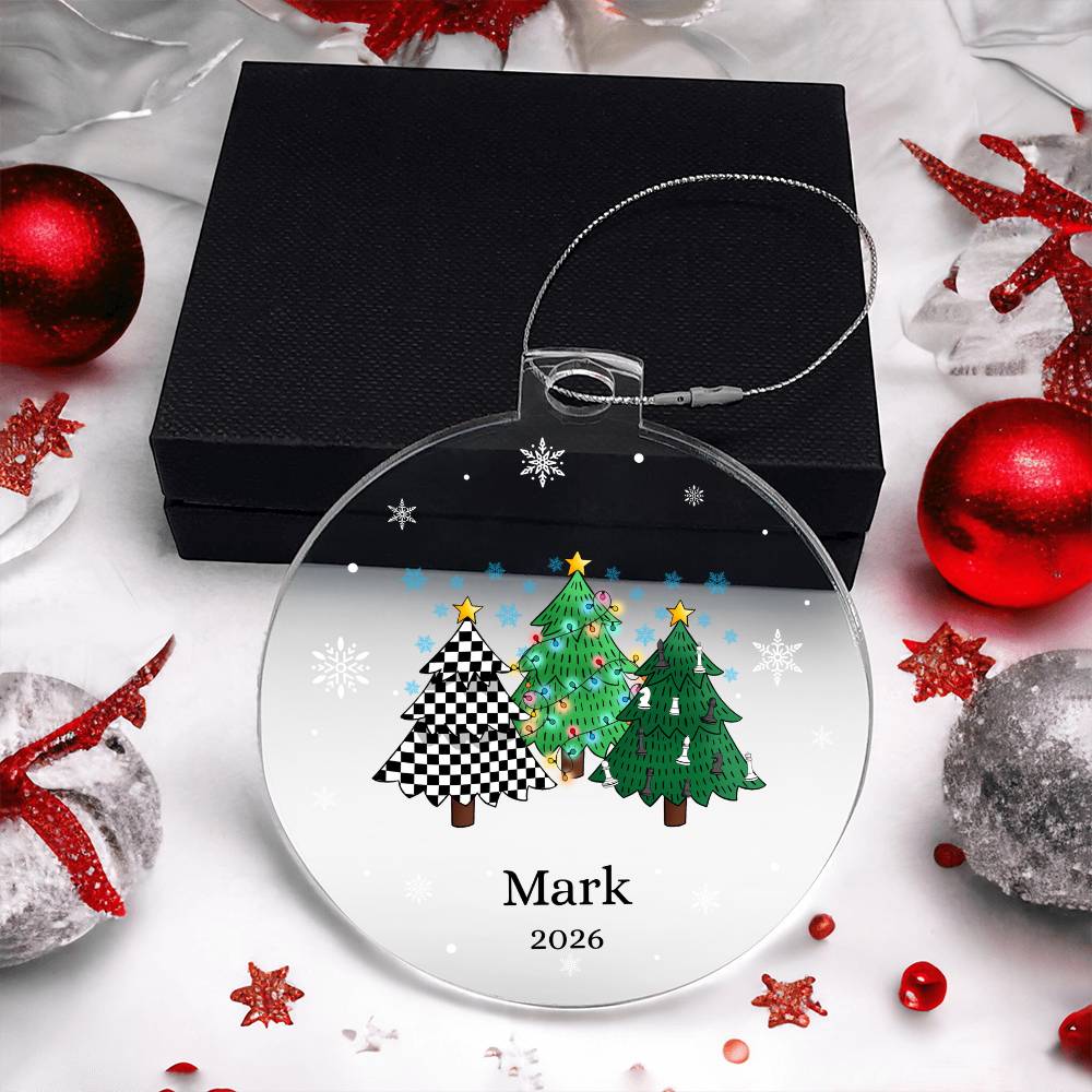 Chess Christmas Tree Ornament