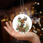Buck Deer Acrylic Christmas Ornament-[Heartfelt Family Gift]