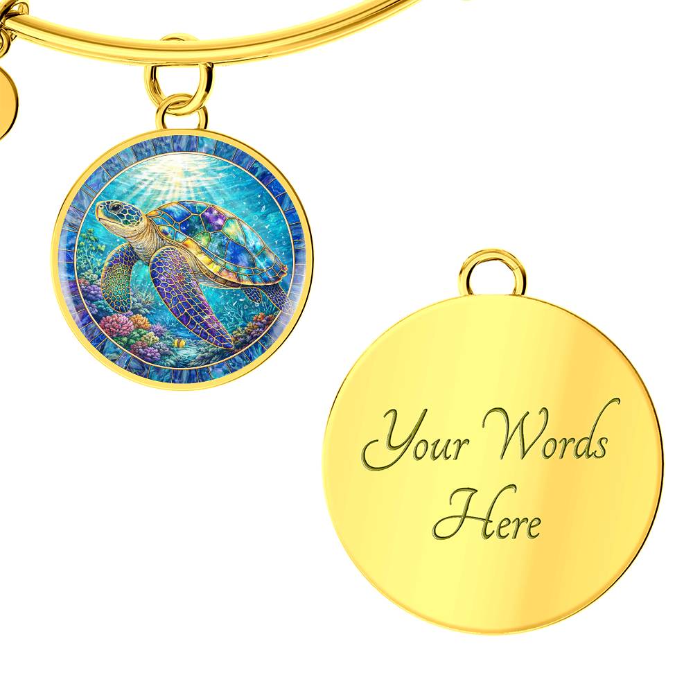 Sea Turtle Necklace, Ocean Life Jewelry, Engraved Sea Turtle Pendant, Turtle Lover Gift, Nature Inspired Keychain, Marine Life Bracelet