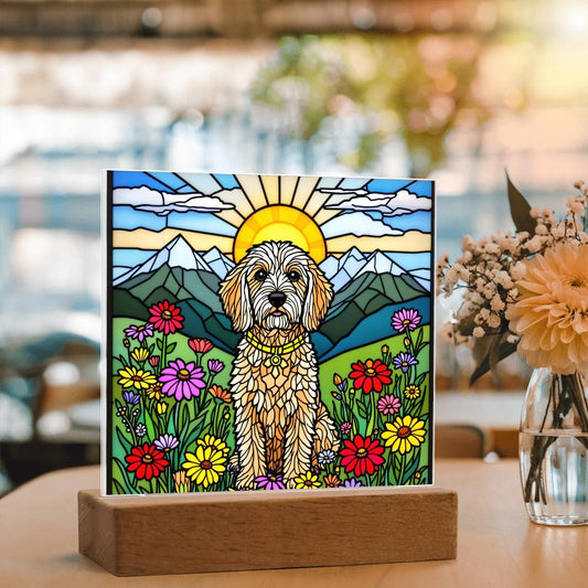 Labradoodle Lighted Plaque