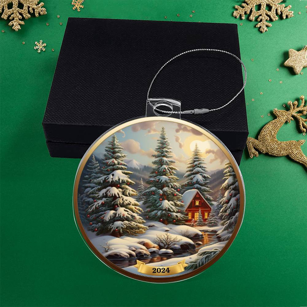 Winter Woodland Christmas Tree Ornament-[Heartfelt Family Gift]