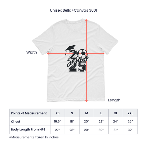 2025 Senior Soccor T-Shirt-[Heartfelt Family Gift]