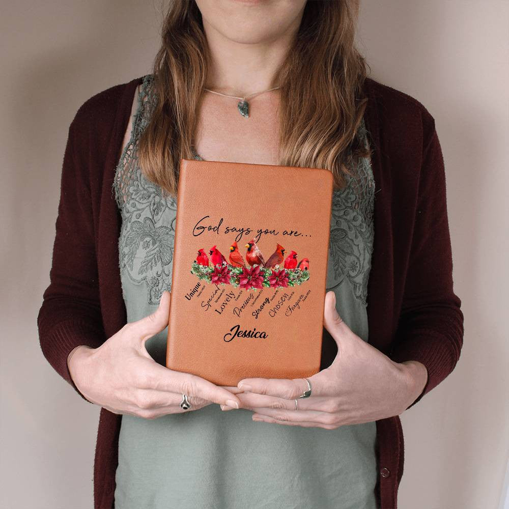 Cardinal Birds God Says You Are Journal-[Heartfelt Family Gift]
